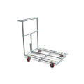 DY-04  Moveable Multilayer Lean Pipe stainless steel trolley cart for Workshop Industrial